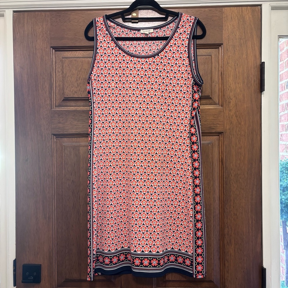 Max Studio Sleeveless Multicolored Fun Summer Dress Women’s Large